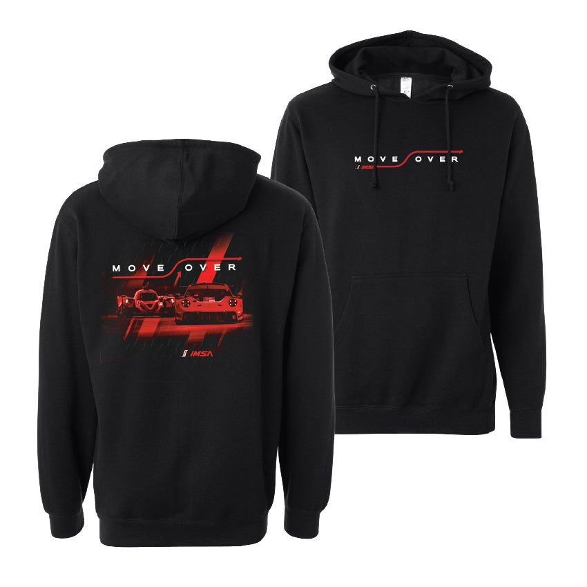 2026 IMSA Move Over Hooded Sweatshirt - Black