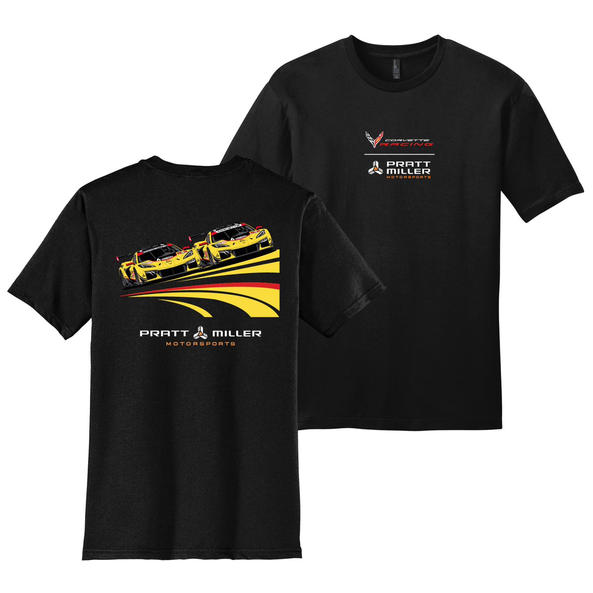 Pratt Miller Dual Corvettes Tee - Black