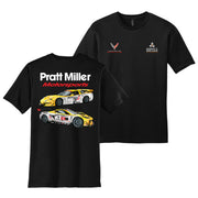 Corvette Racing Laguna Seca Tee - Black