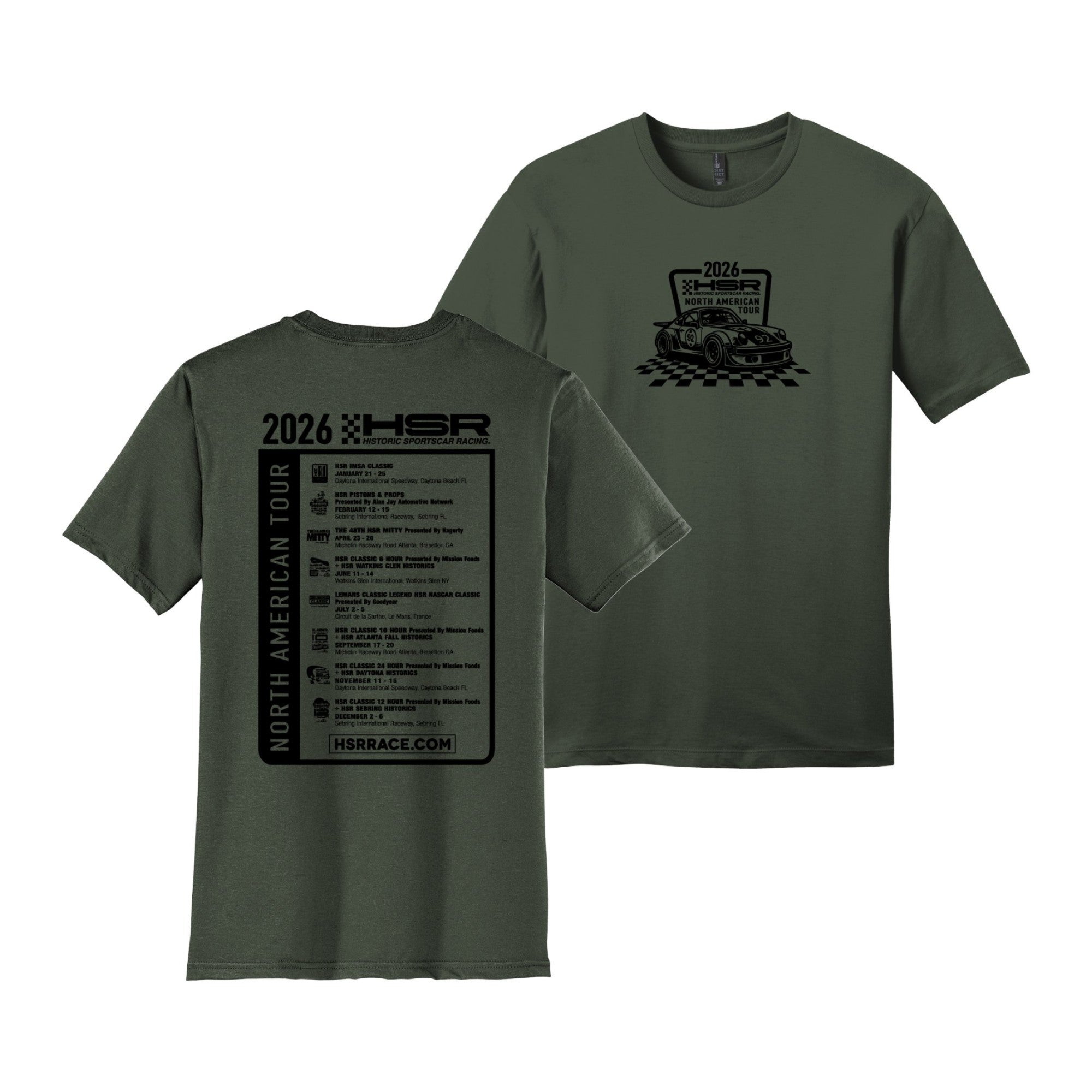 2026 HSR Season Tee - Olive Green