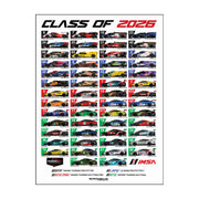 2026 IMSA Weathertech Series Spotter Guide Poster
