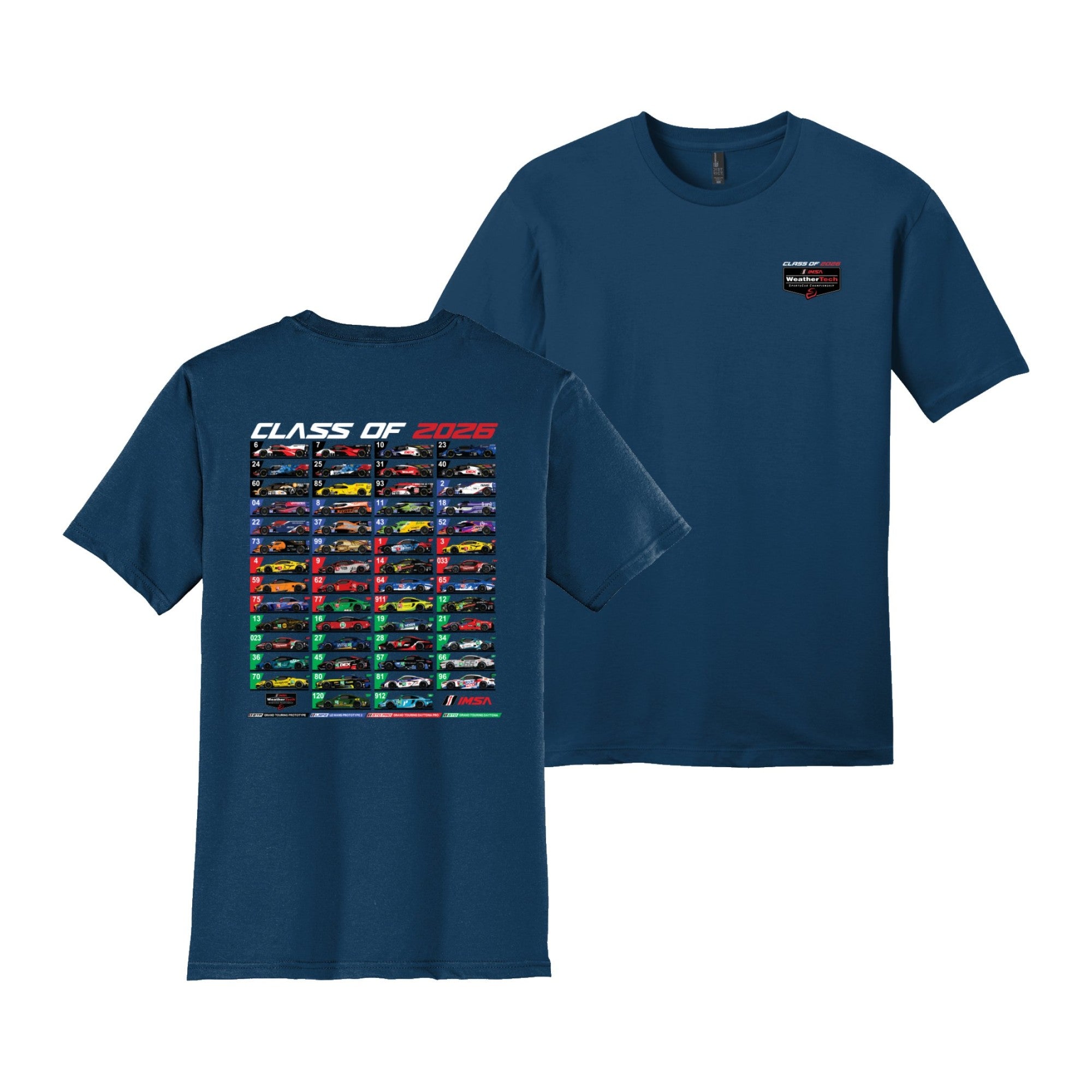 2026 IMSA Spotter Guide Tee - Deep Blue
