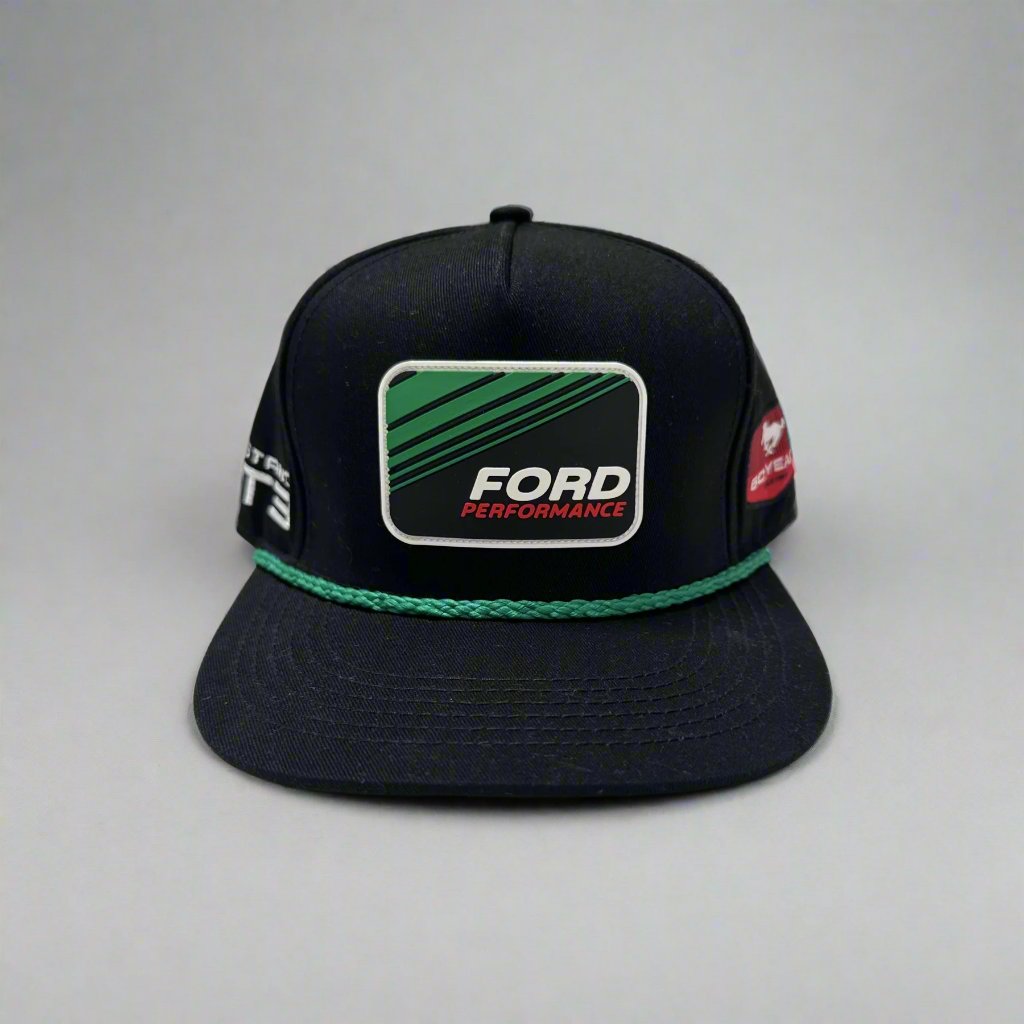 Ford Performance Flatbill Hat - Black / Green