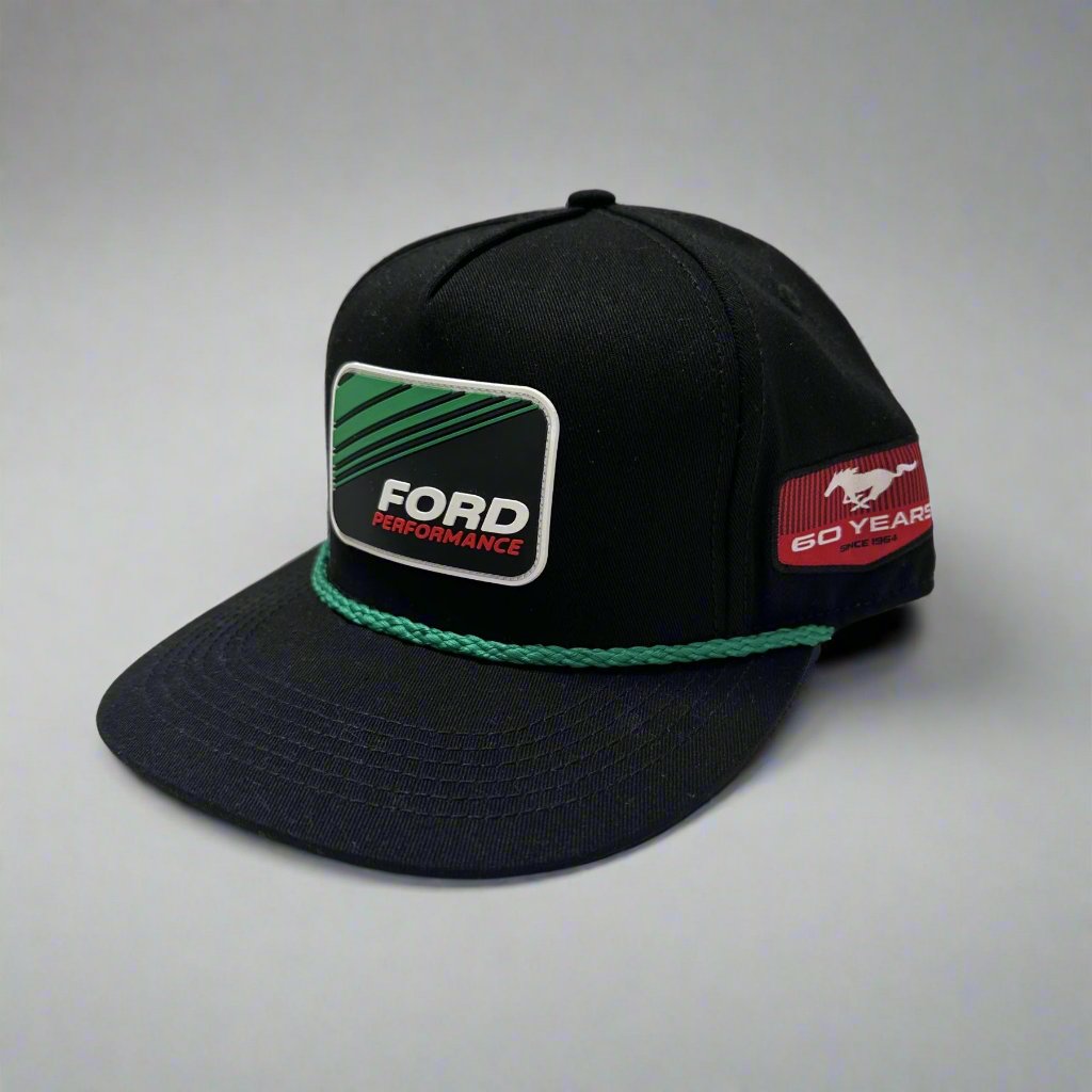 Ford Performance Flatbill Hat - Black / Green