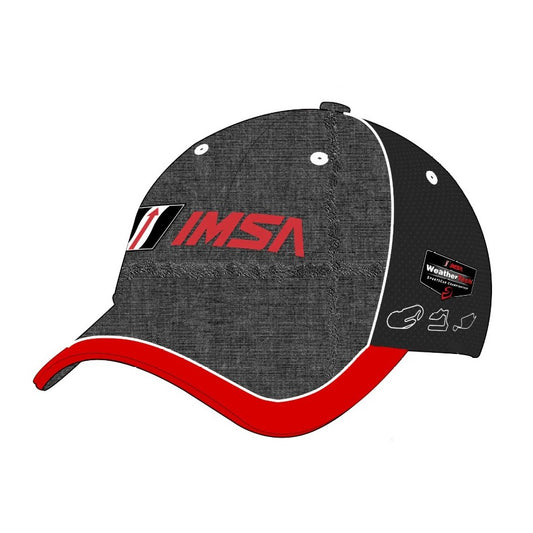 2025 IMSA Track Outline Hat - Black/Red