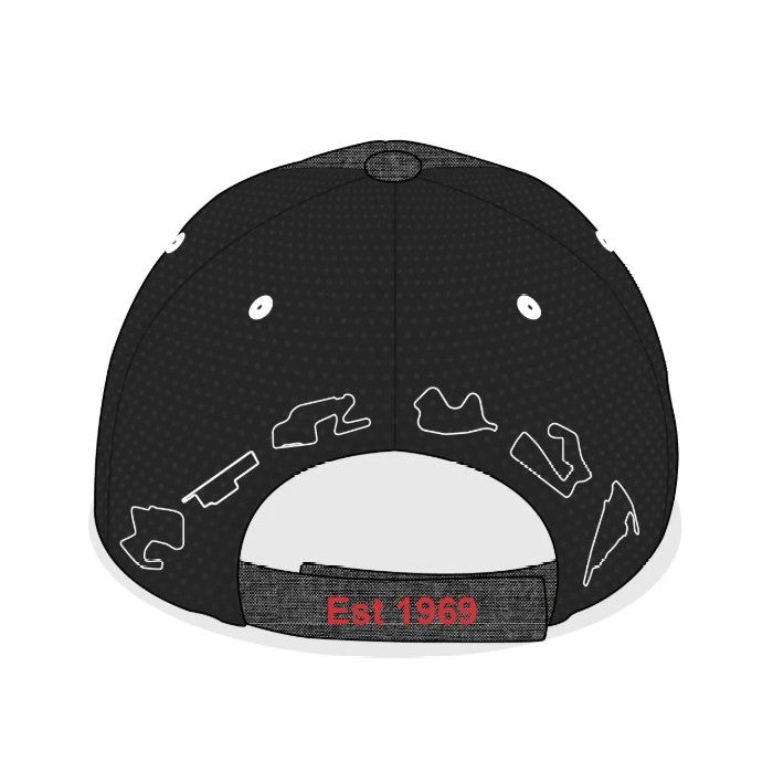 2025 IMSA Track Outline Hat - Black/Red