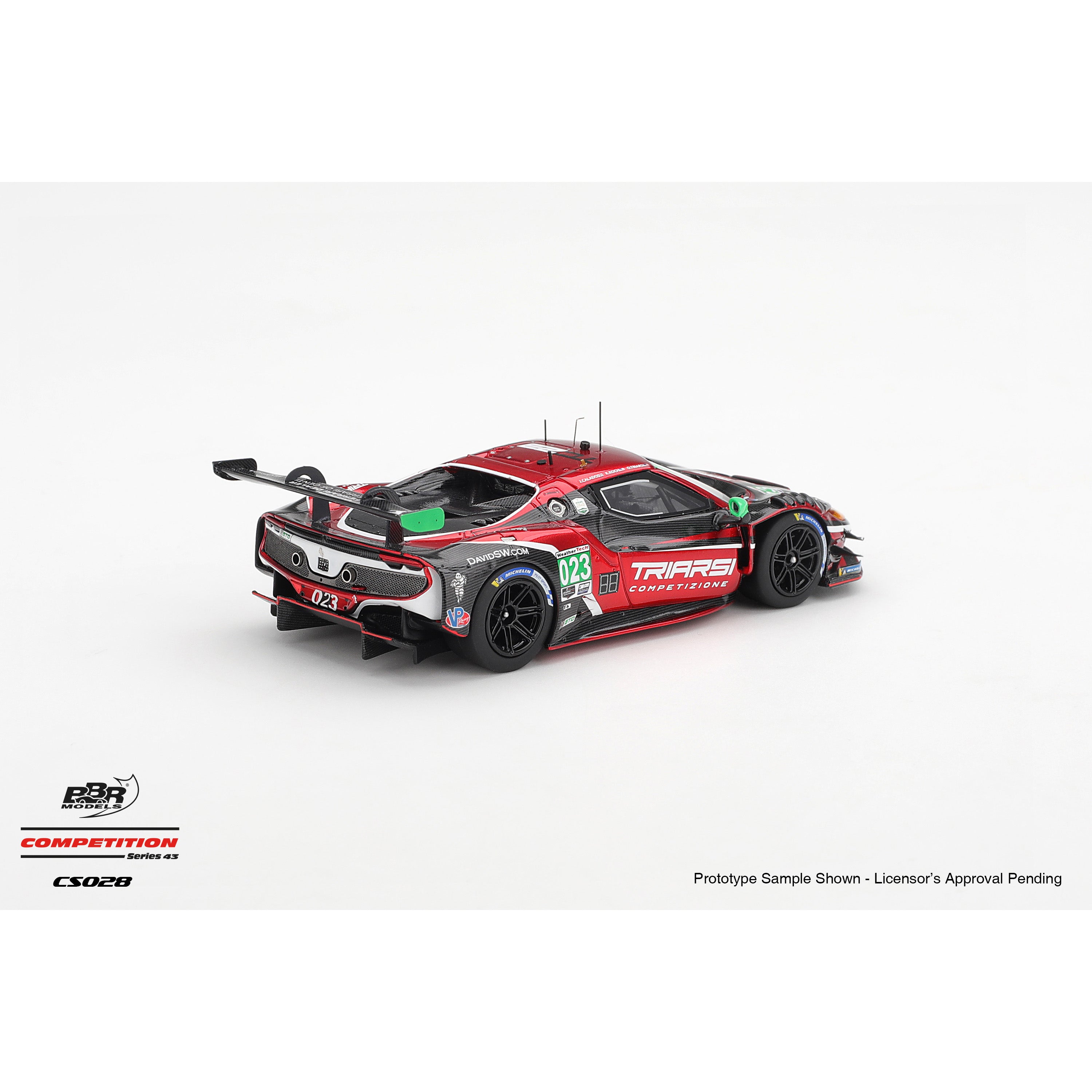PRE-ORDER 1/43 Ferrari 296 GT3 #023 2025 Petit Le Mans