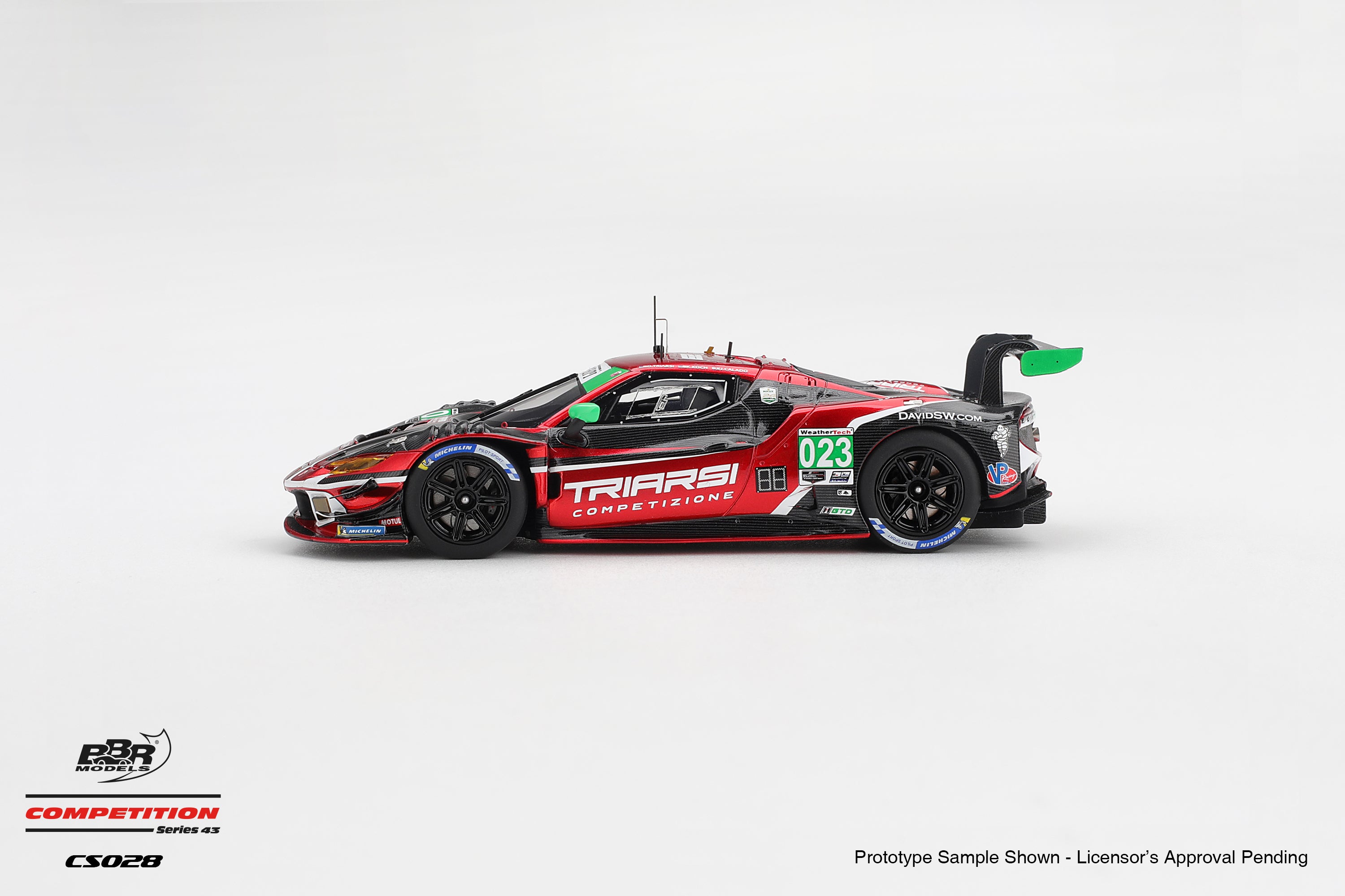 PRE-ORDER 1/43 Ferrari 296 GT3 #023 2025 Petit Le Mans