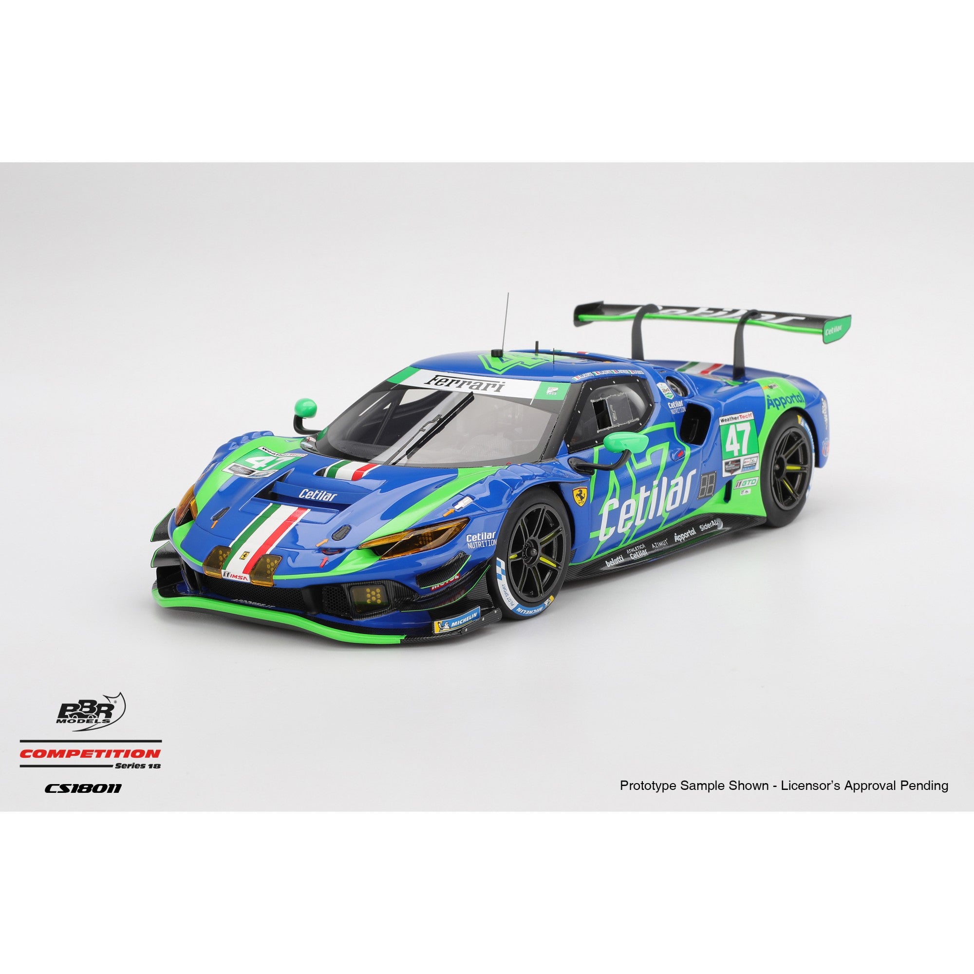 PRE-ORDER 1/18 Ferrari 296 GT3 #47 2025 Daytona