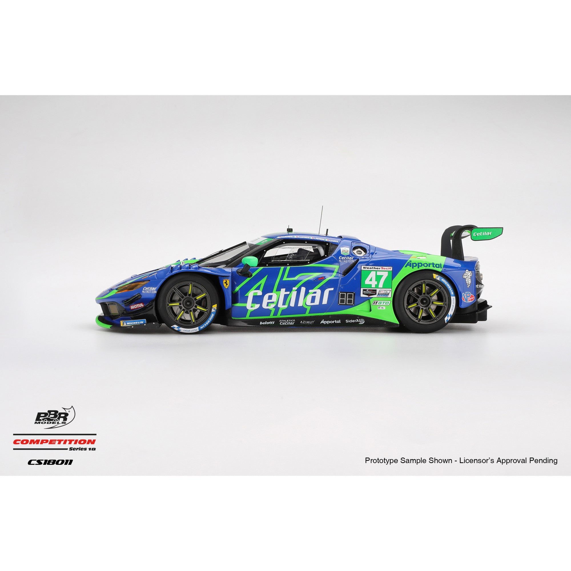PRE-ORDER 1/18 Ferrari 296 GT3 #47 2025 Daytona