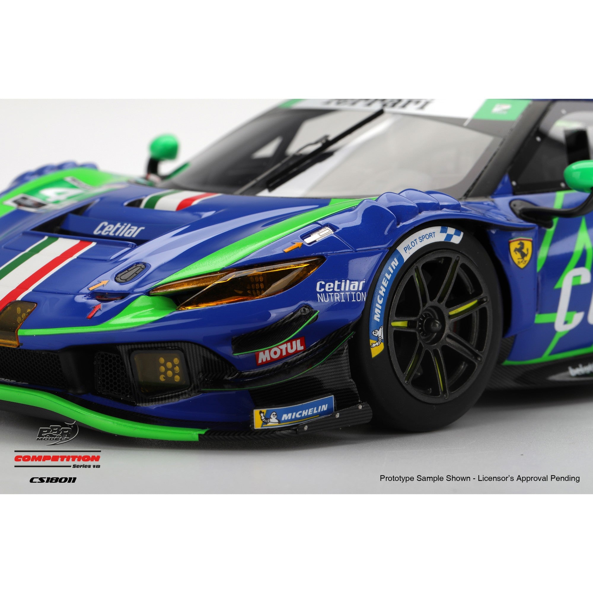 BBR Ferrari 296 GT3 Cetilar 47 ミニカー IMSA PRE-ORDER 1/18 Ferrari 296 GT3 #47 2025 Daytona – Team IMSA
