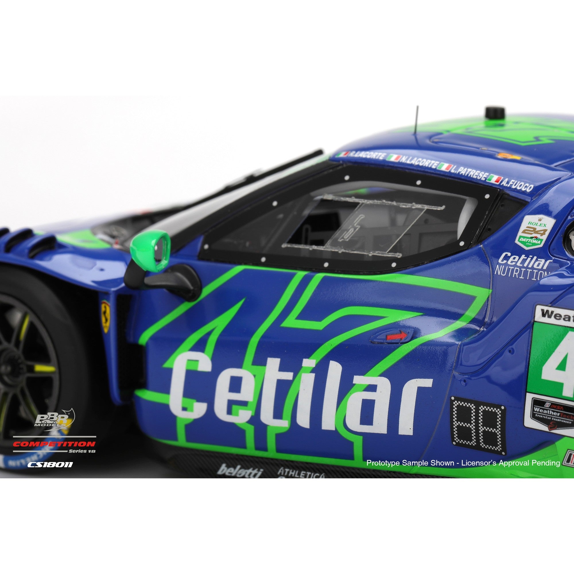 PRE-ORDER 1/18 Ferrari 296 GT3 #47 2025 Daytona – Team IMSA