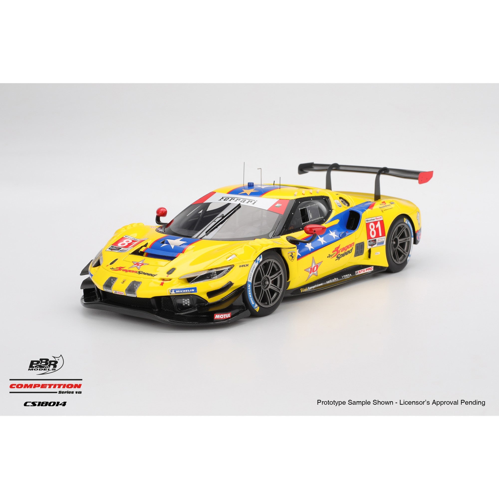 PRE-ORDER 1/18 Ferrari 296 GT3 #81 2025 Daytona
