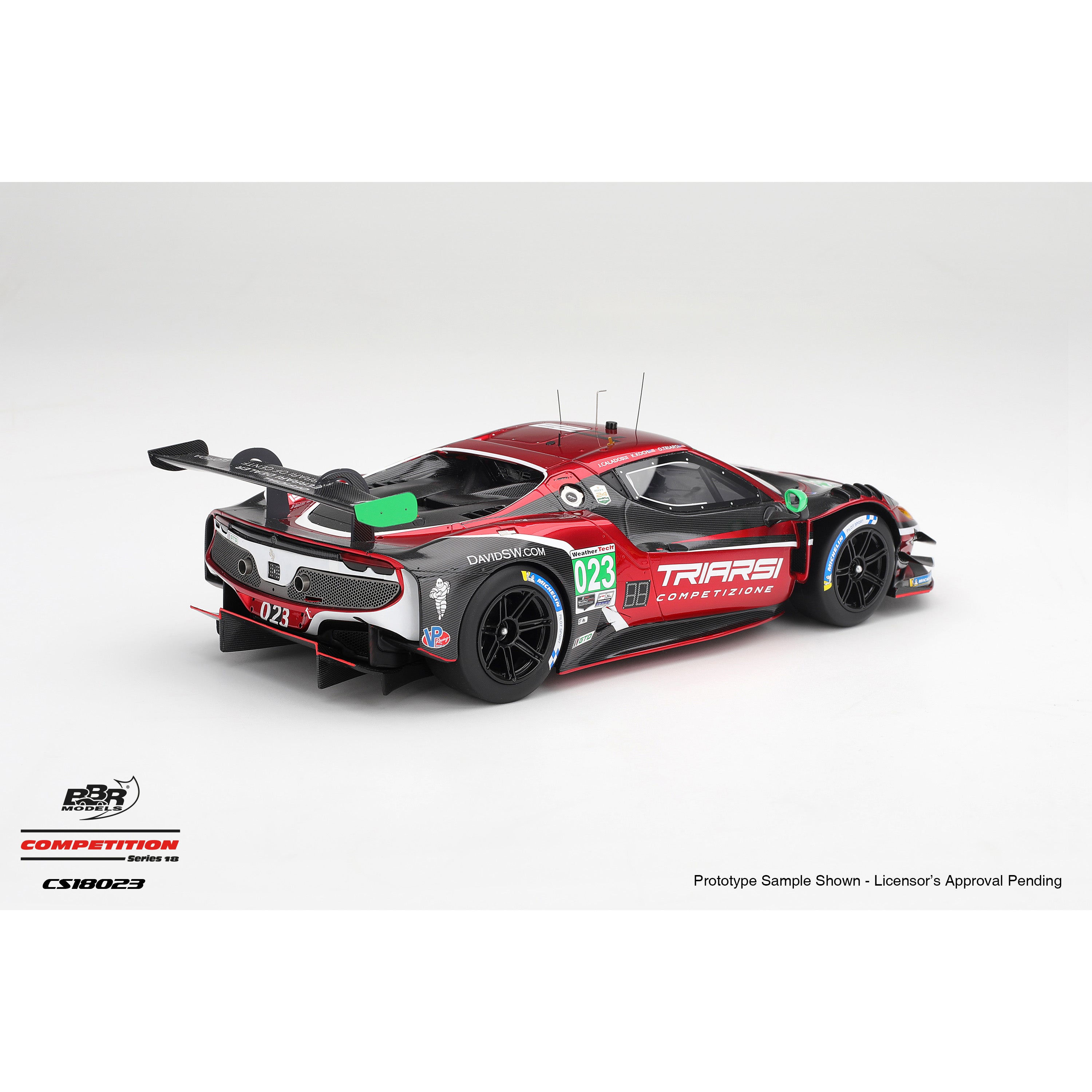 PRE-ORDER 1/18 Ferrari 296 GT3 #023 2025 Petit Le Mans