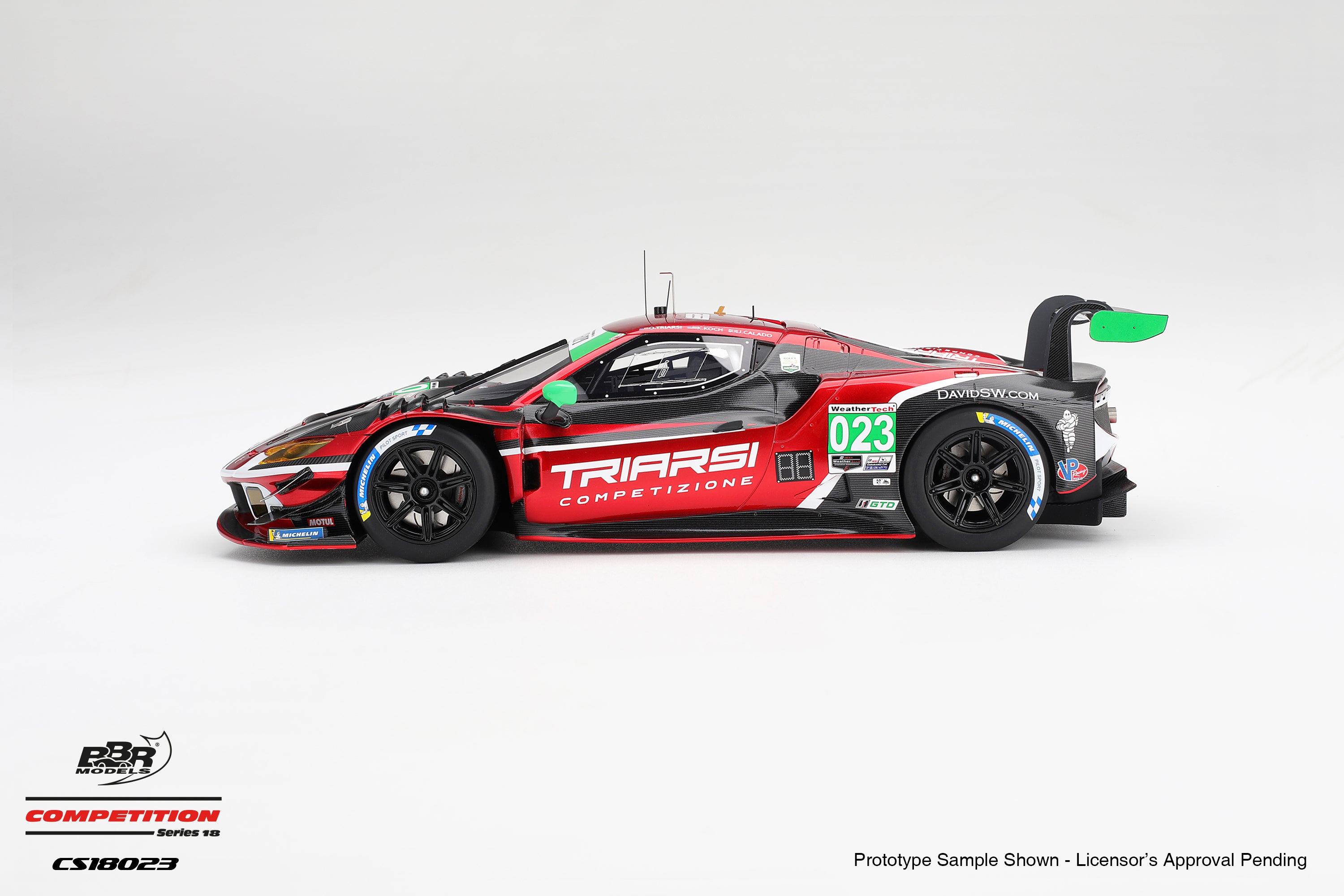 PRE-ORDER 1/18 Ferrari 296 GT3 #023 2025 Petit Le Mans
