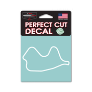 Canadian Tire Motorsport Park Track Outline White