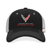 Corvette Racing Trucker Hat - Black / White