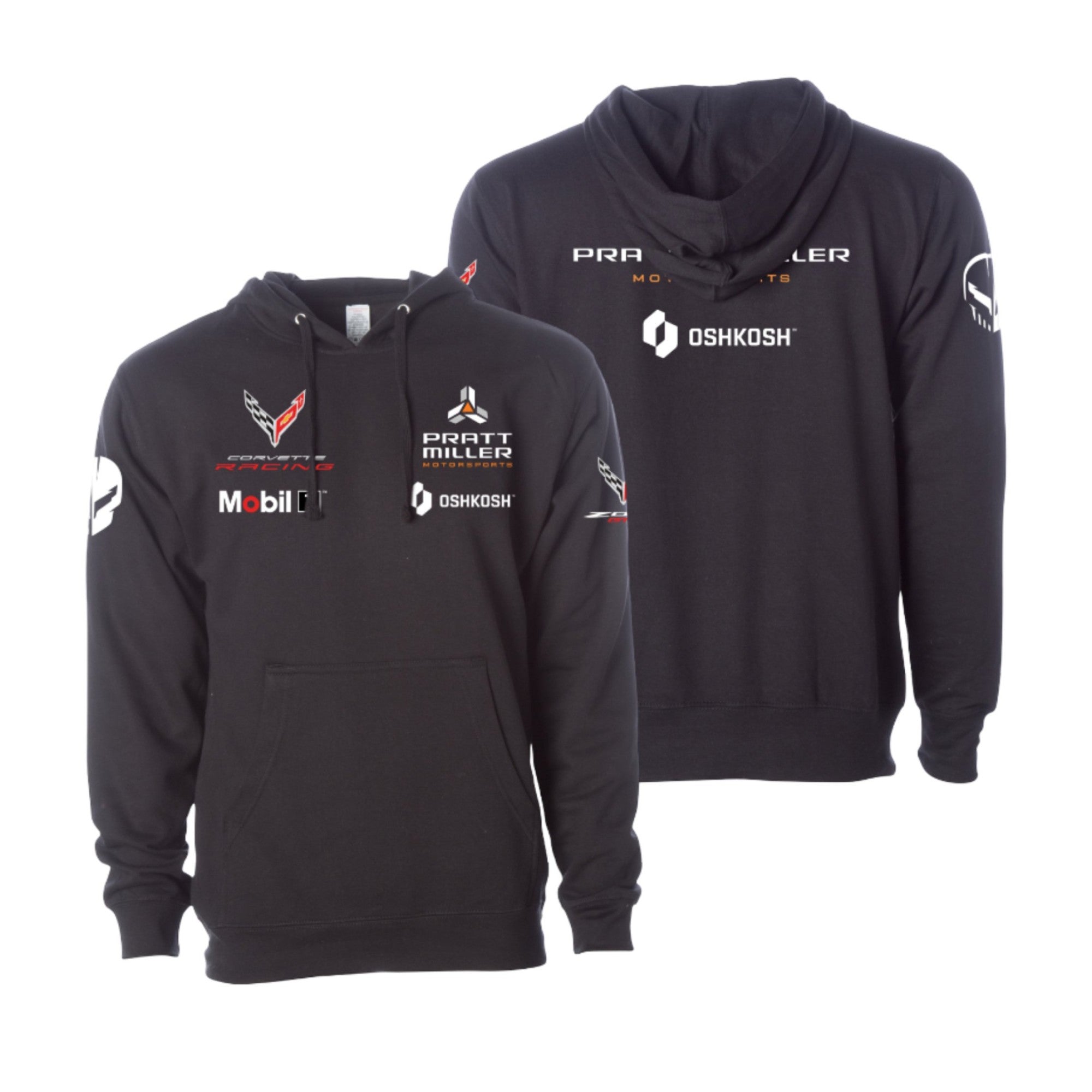 Pratt Miller Corvette Racing Fan Hoodie - Black