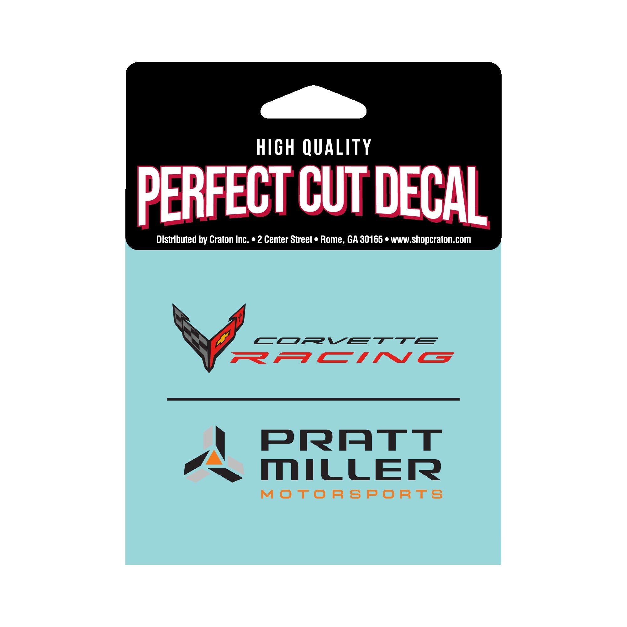 Corvette Racing / Pratt Miller Decal - Black