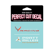 Corvette Racing / Pratt Miller Decal - White