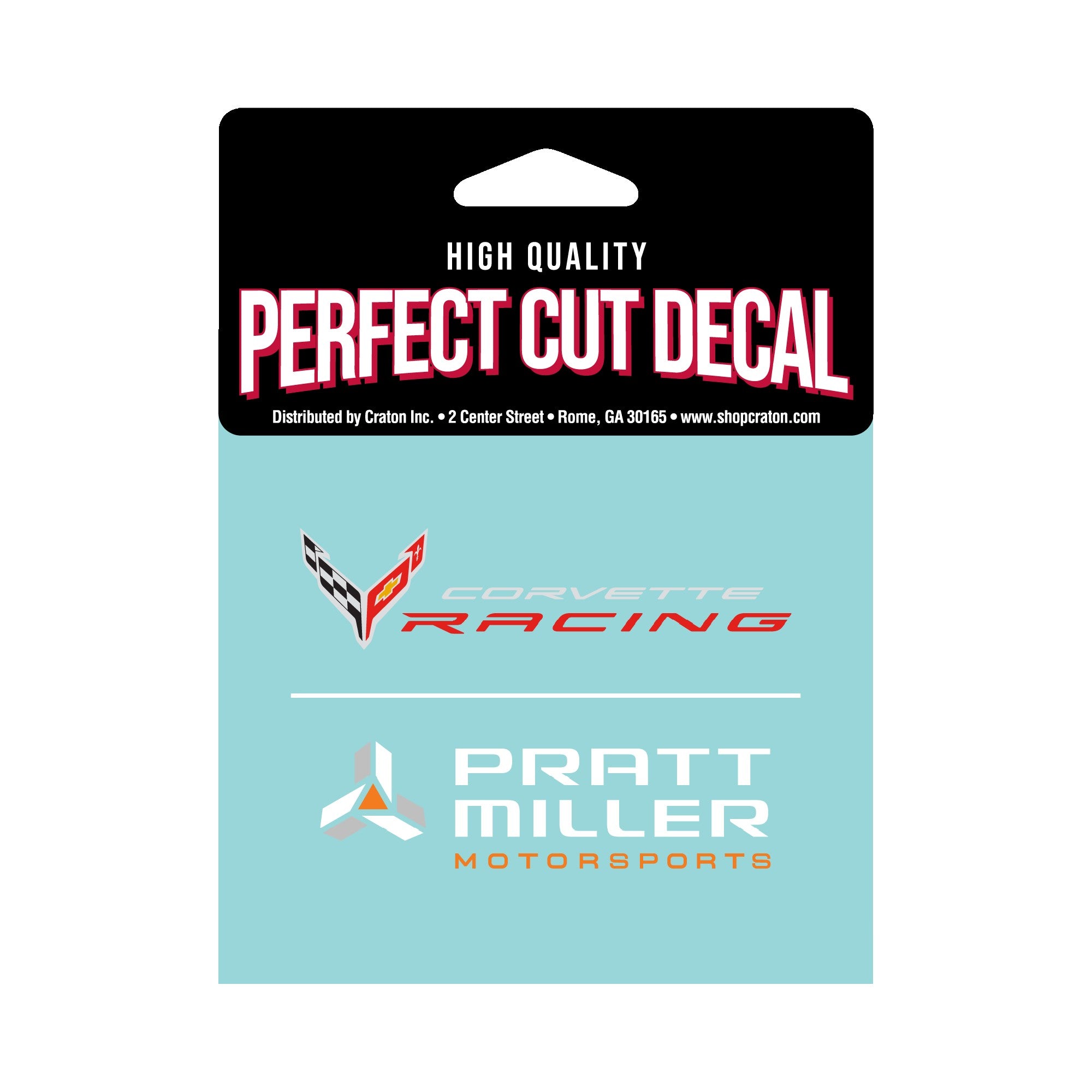 Corvette Racing / Pratt Miller Decal - White