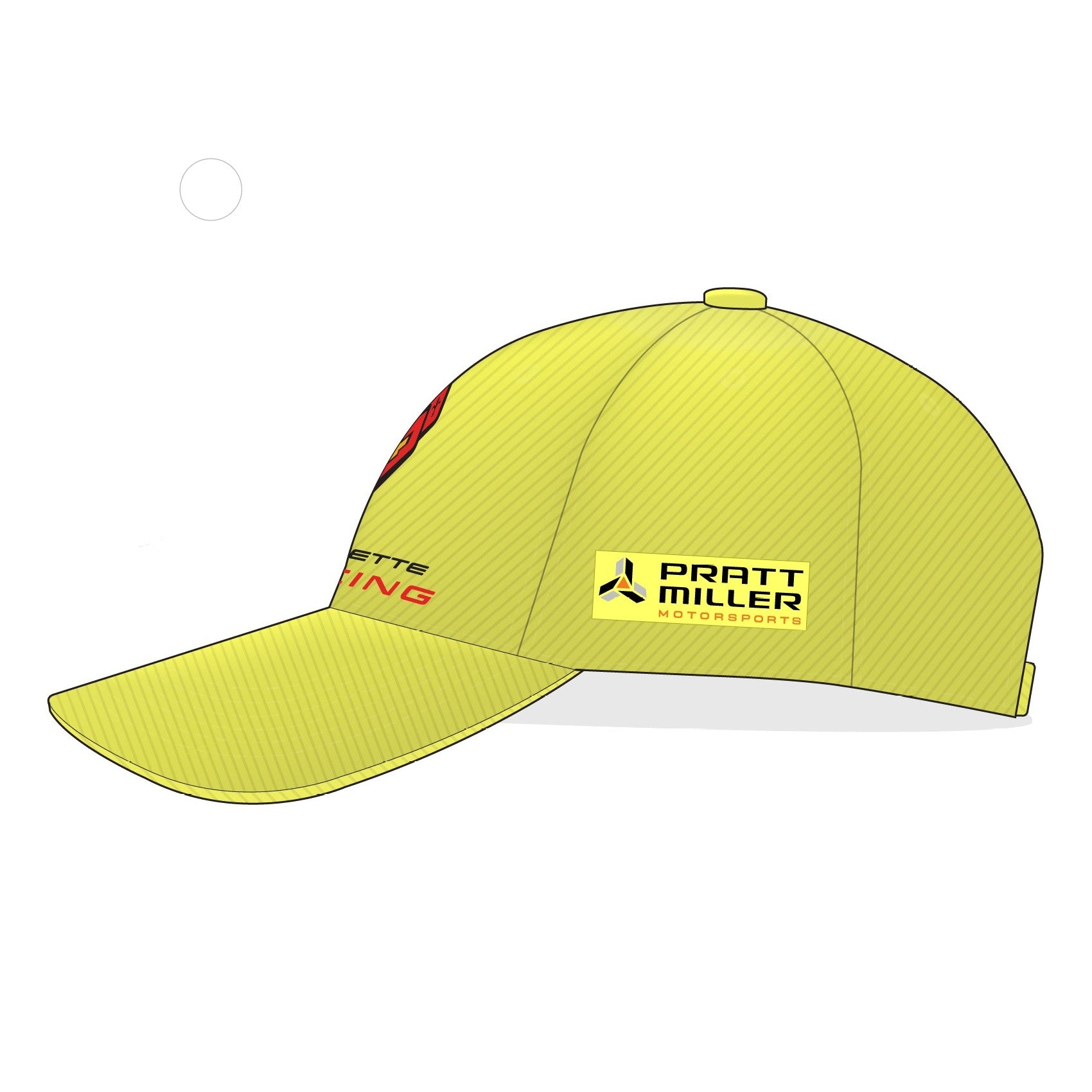 Corvette Racing Twill Hat - Yellow