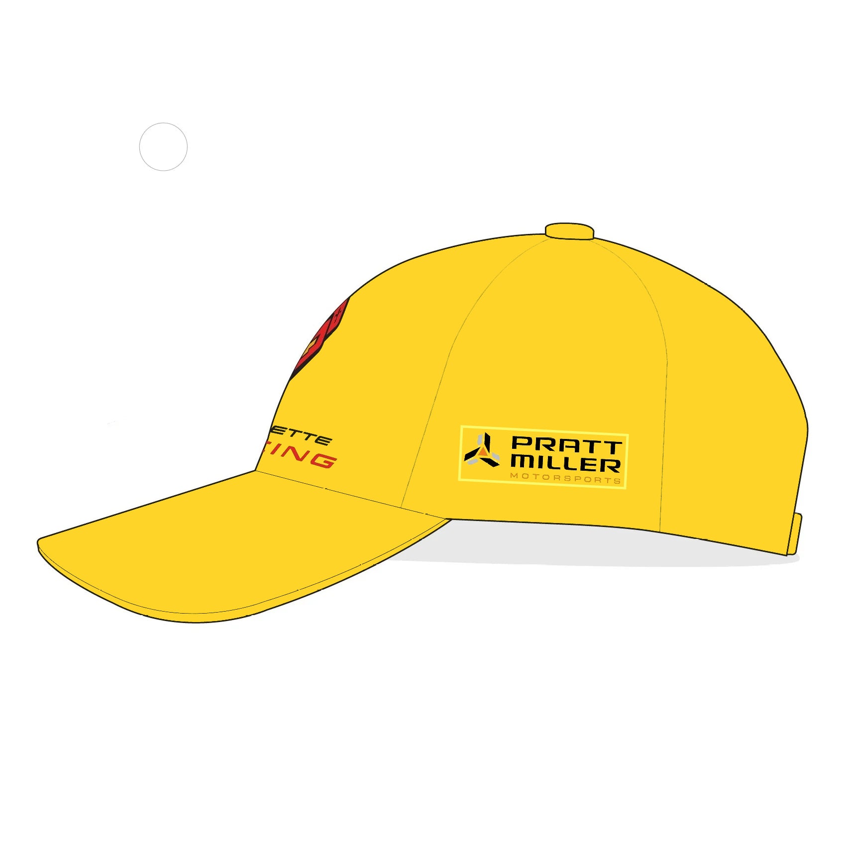 Corvette Racing Twill Hat - Yellow