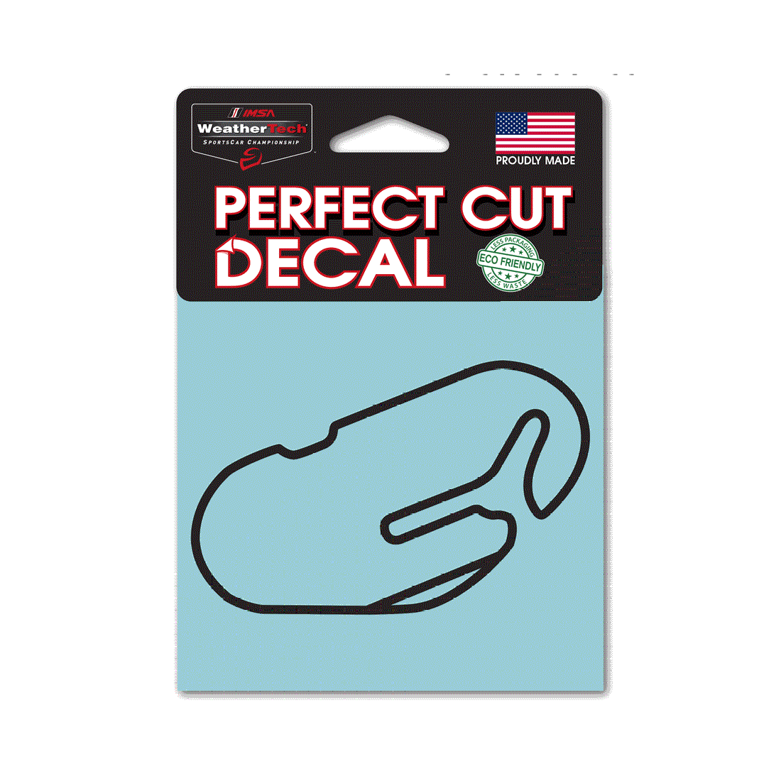 Daytona International Raceway Track Outline Black