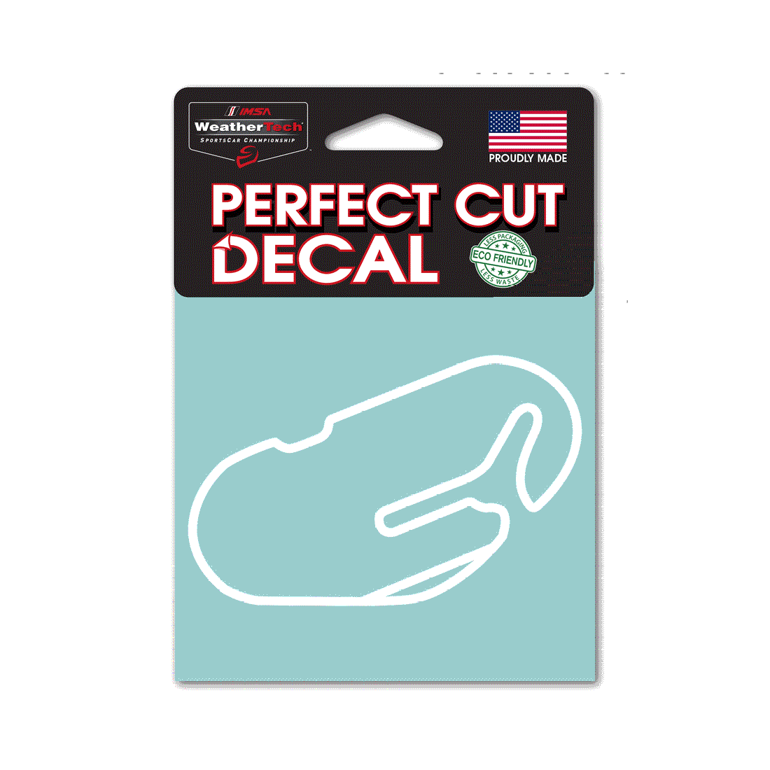 Daytona International Raceway Track Outline White