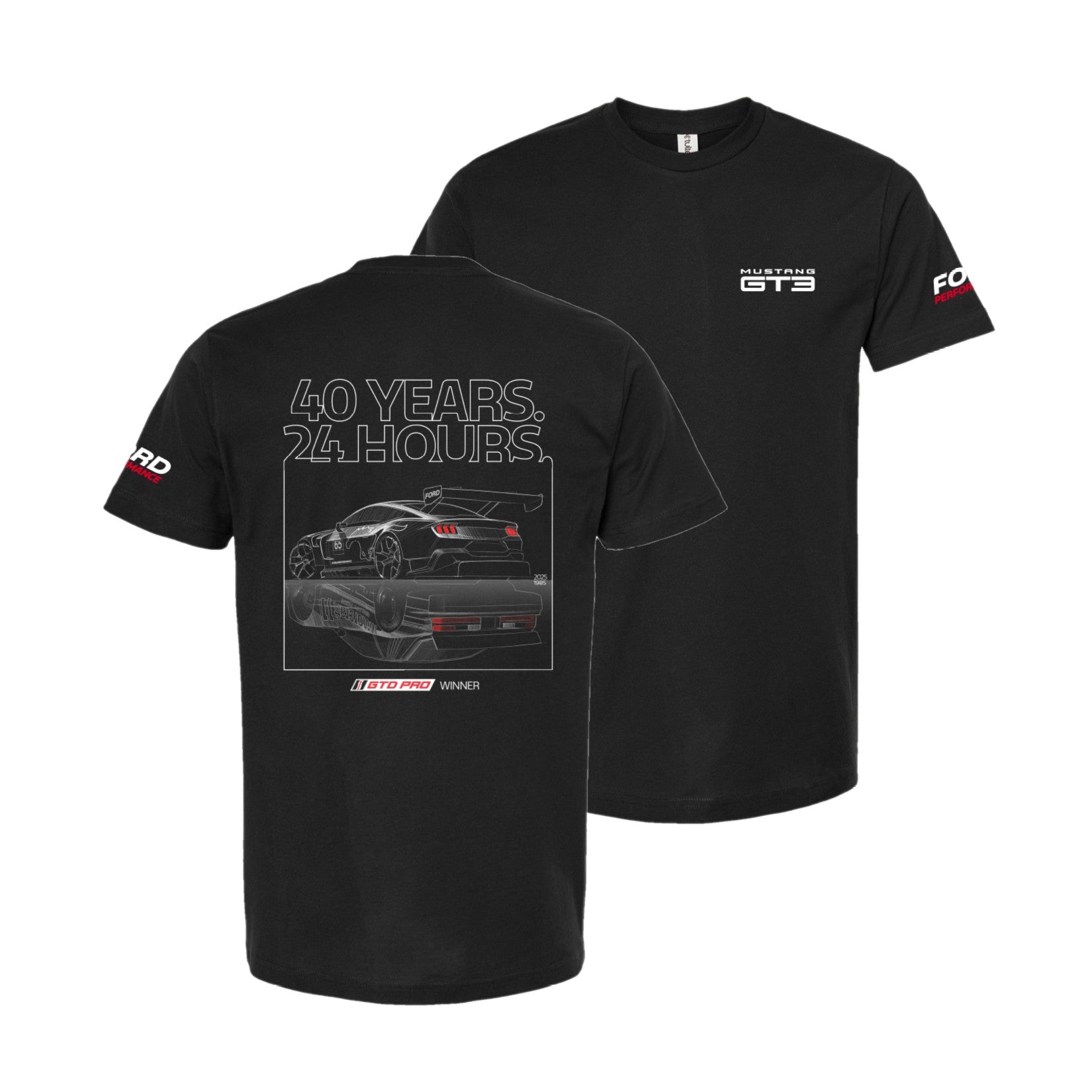 Ford "40 Years. 24 Hours" Tee - Black