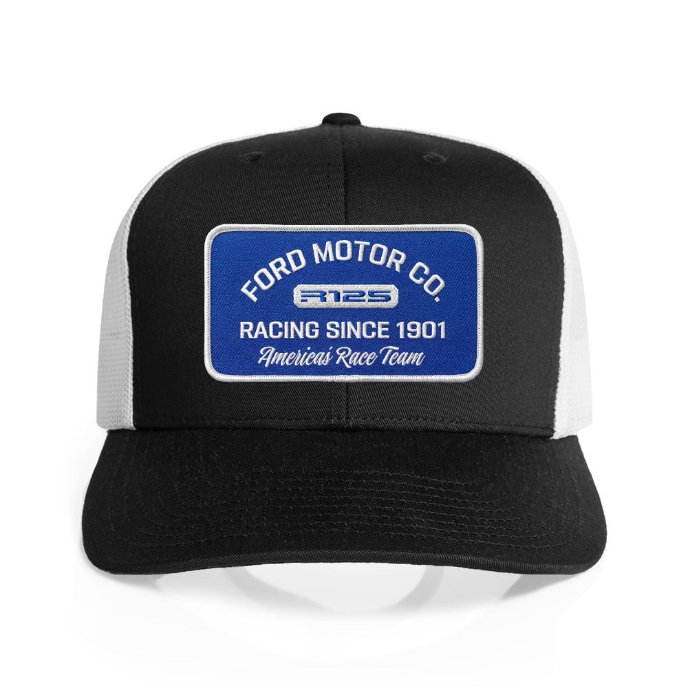 Ford Racing America's Team Trucker Hat - Black/White