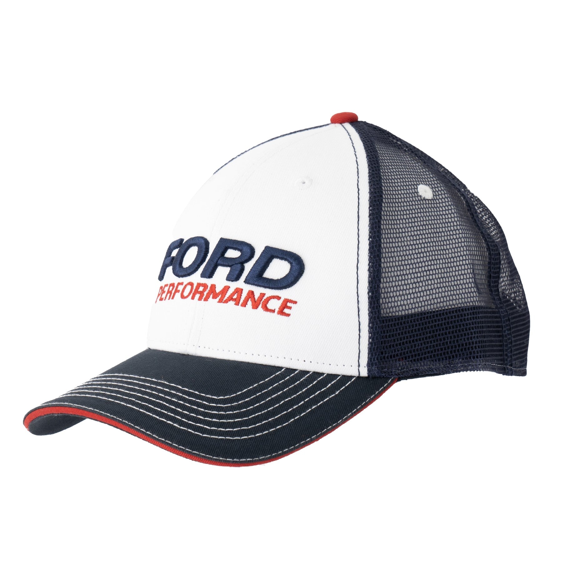 2025 Ford Performance Trucker Hat - White/Navy