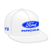 Ford Racing Flatbill Hat - White