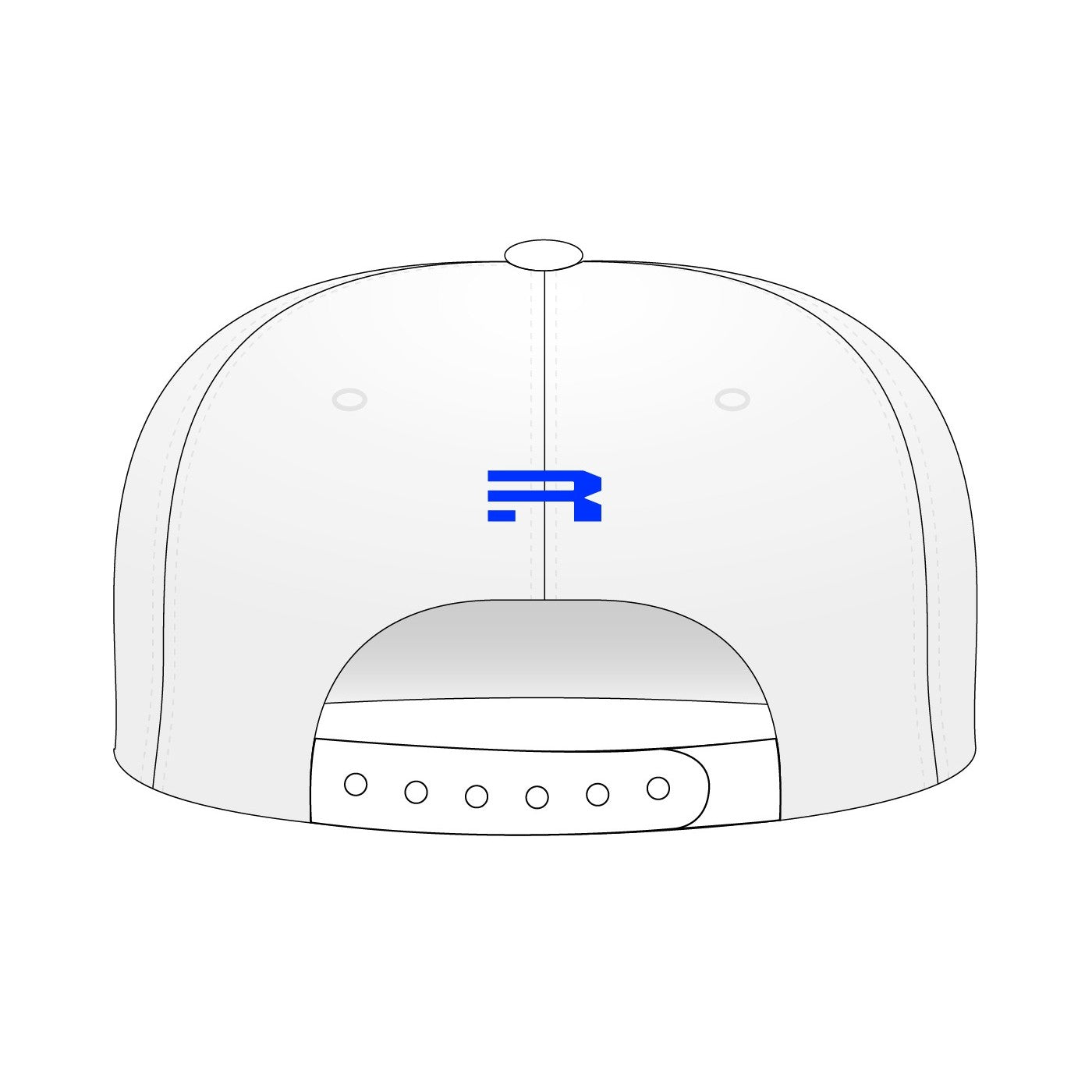 Ford Racing Flatbill Hat - White