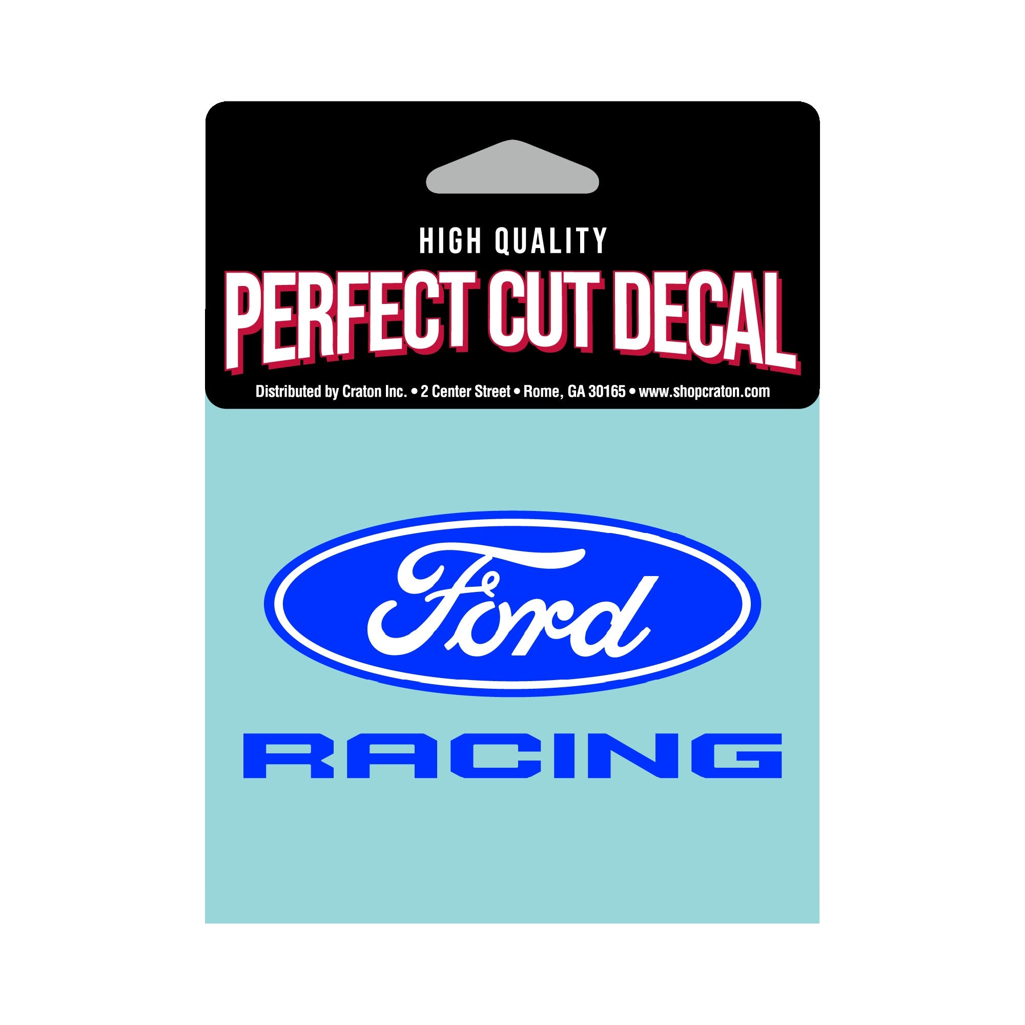 Ford Racing Logo Decal - Blue
