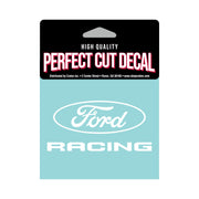 Ford Racing Logo Decal - White