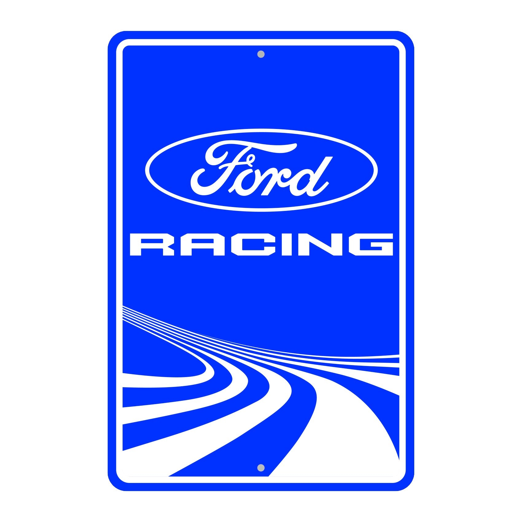 Ford Racing Metal Sign