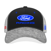 Ford Racing Trucker Hat - Black/Grey/White