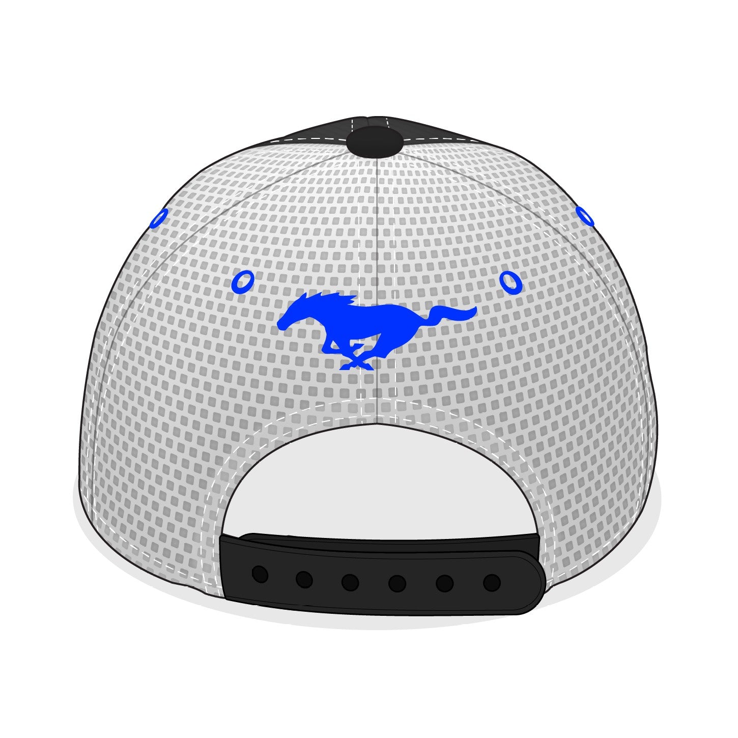 Ford Racing Trucker Hat - Black/Grey/White