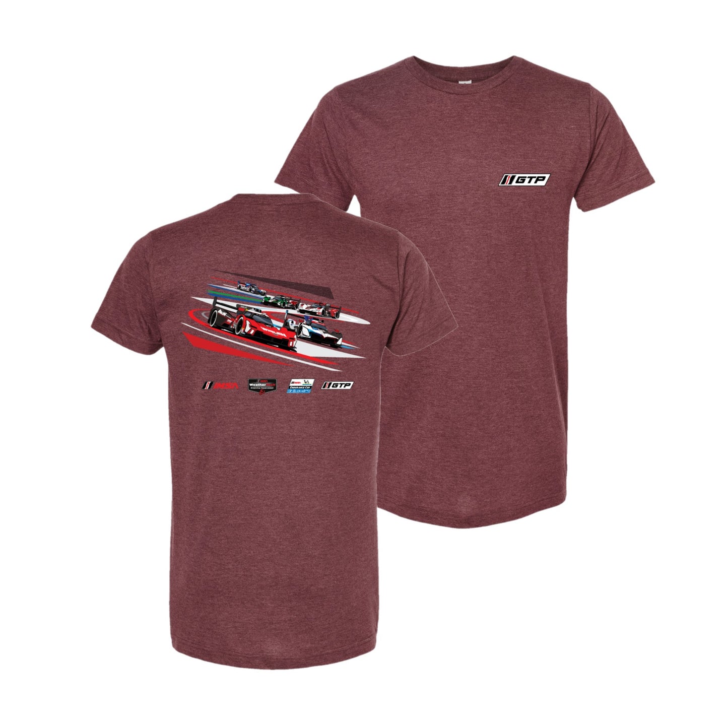 2025 GTP Class Tee - Heather Burgundy