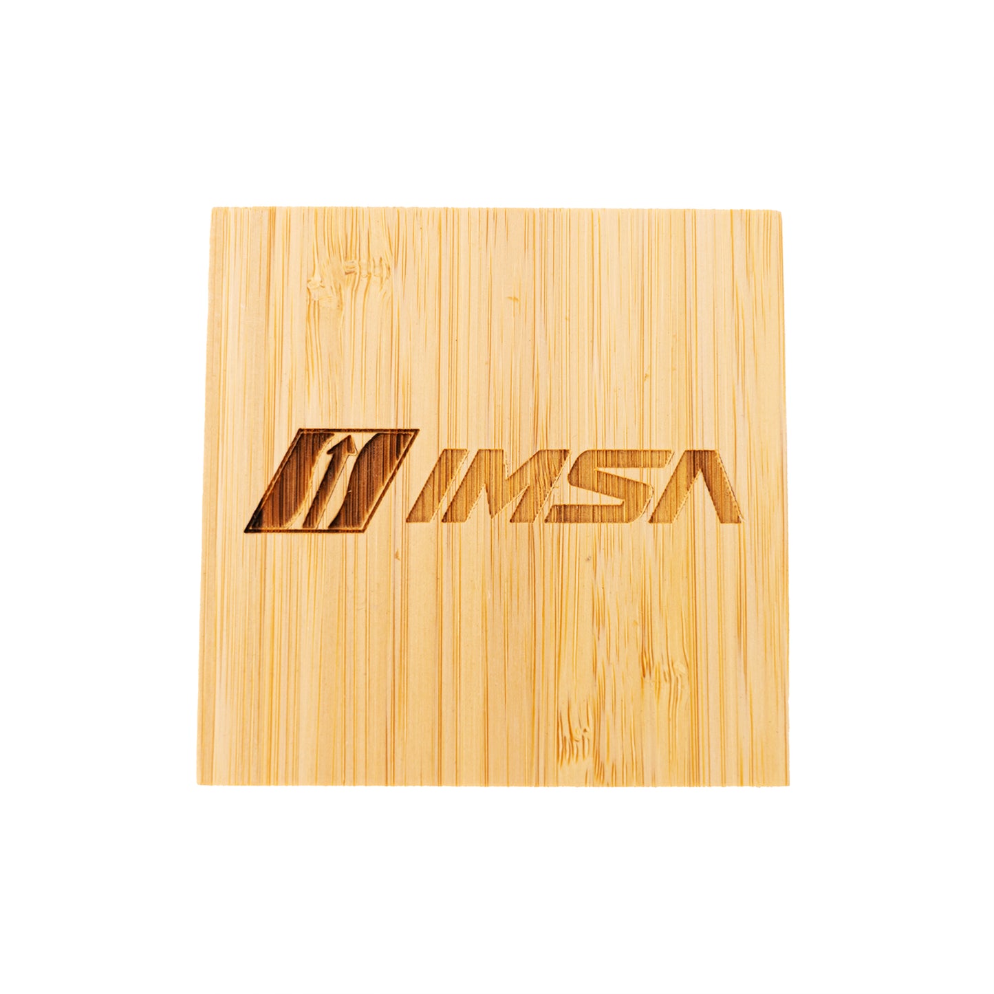 IMSA Bamboo Coaster Set
