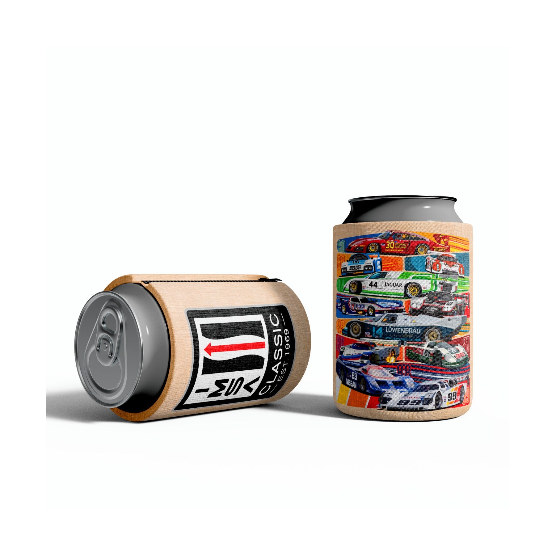 IMSA Classic 80s Car Design Koozie