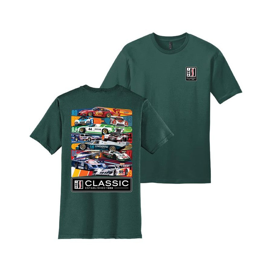 IMSA Classic 80s Cars Tee - Evergreen