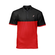 IMSA Colorblock Polo - Black/Red