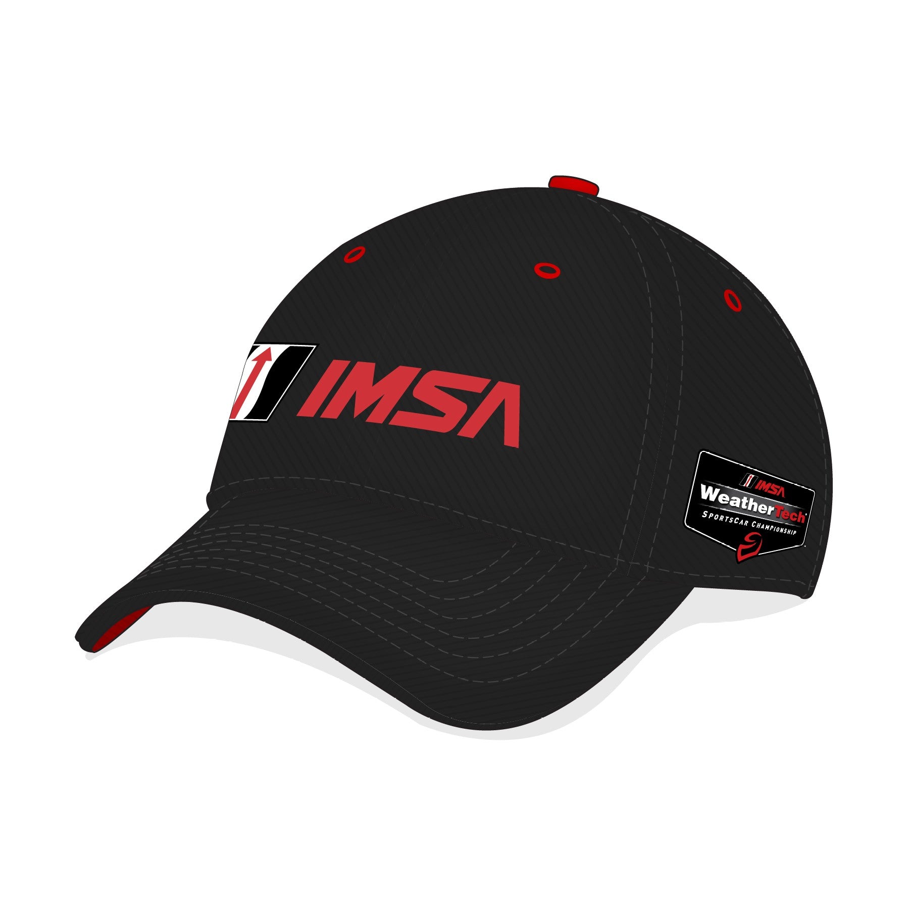 IMSA Dad Hat with Side Patches - Black
