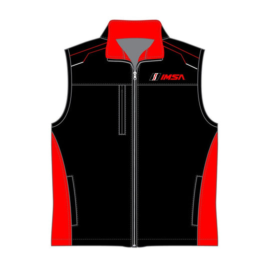 IMSA Trackside Collection Vest - Black/Red