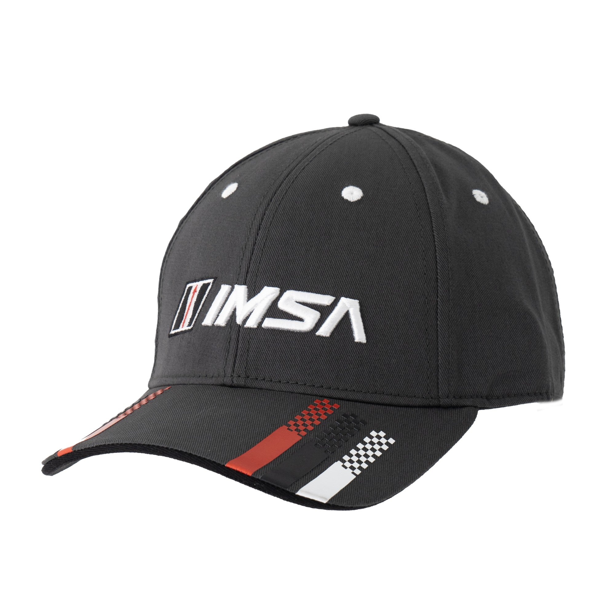 IMSA Racing Stripe Hat - Charcoal