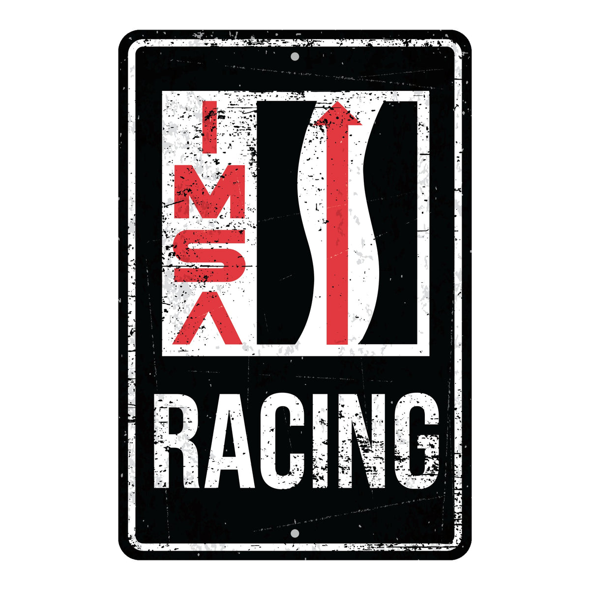 American Racing Sign IMSA Racing Vintage Metal Sign – Team IMSA