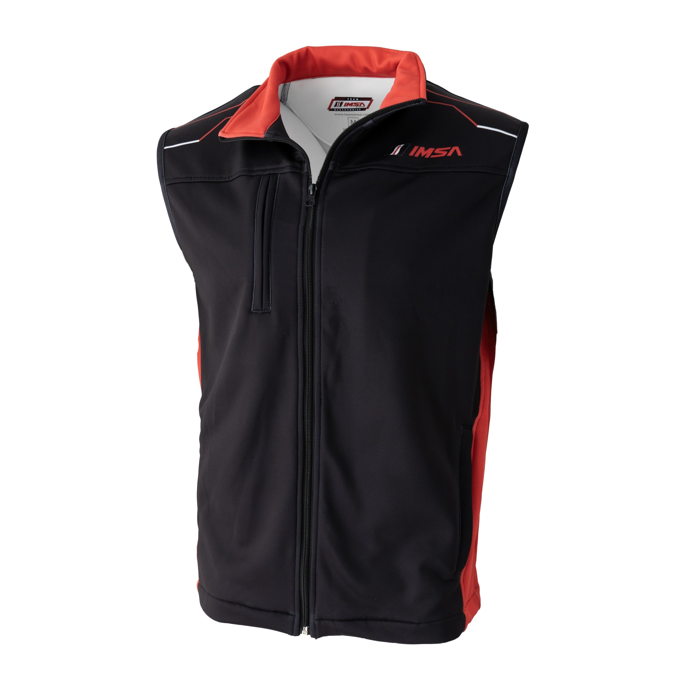 IMSA Trackside Collection Vest - Black/Red