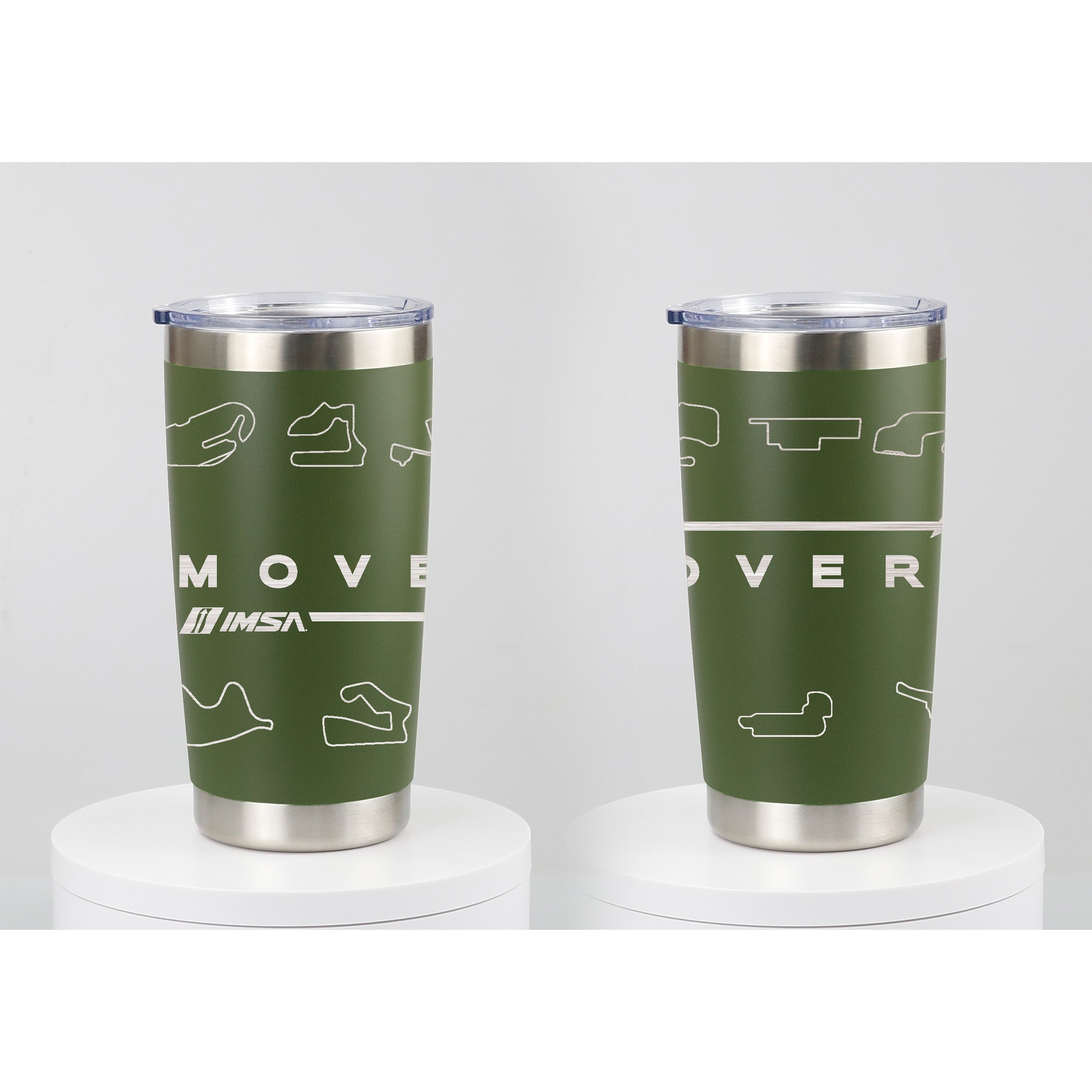 IMSA Move Over Track Outline 20oz Tumbler